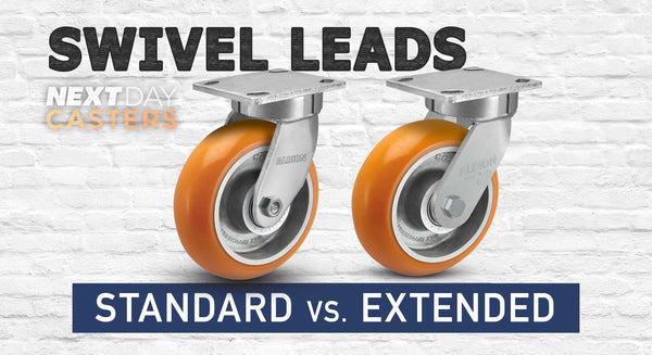 What are the advantages of extended lead casters?