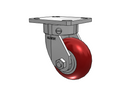 Kingpinless 4"x2" Ergonomic Swivel Caster with MAX-Efficiency Wheel