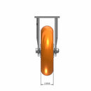 8" Ergonomic Orange Wheel Rigid Caster