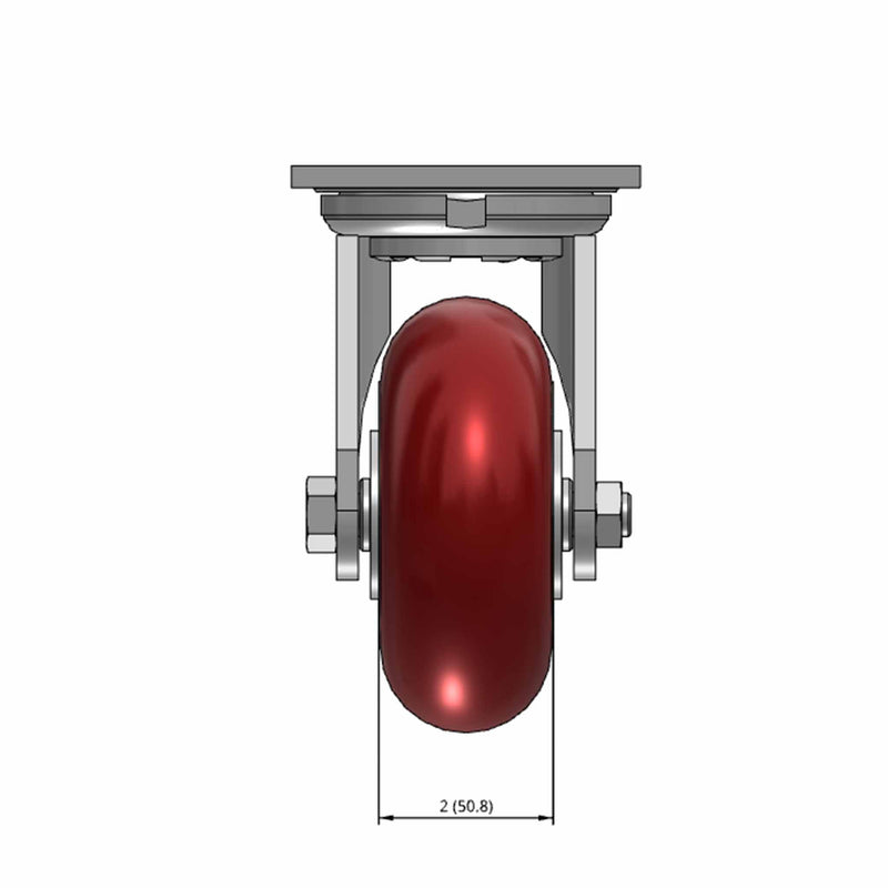 5" Ergonomic Wheel Swivel Caster