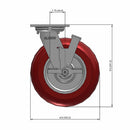 8" Ergonomic Wheel Side Brake Caster