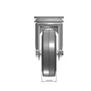 4"x1.25" Swivel Plate Caster | Ergonomic Soft Rubber Wheel | 300 lb