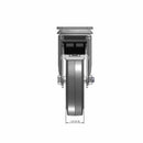 5"x1.25" Total Lock Brake Plate Caster | Ergonomic Soft Rubber Wheel | 325 lb
