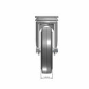 5"x1.25" Swivel Plate Caster | Ergonomic Soft Rubber Wheel | 325 lb
