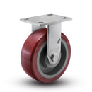 6"x2" USA Heavy Duty Rigid Polyurethane Caster | 1,100 lb