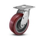 6"x2" USA Heavy Duty Swivel Polyurethane Caster | 1,100 lb