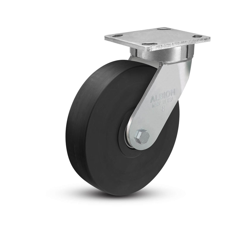 8"x2" Kingpinless Ergonomic Caster 9.5 OAH – USA Rig, Trionix Steel Replacement Wheel