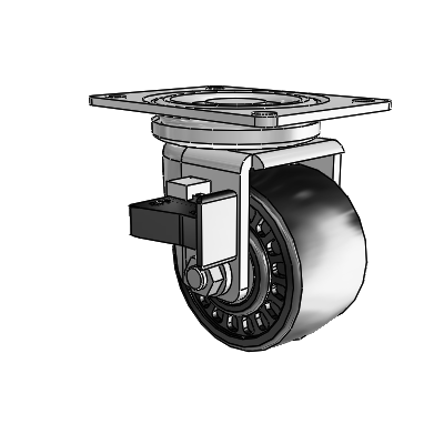 3" High Capacity Swivel Caster with Brake