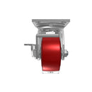 4"x2" USA Heavy Duty Swivel Polyurethane Caster with Brake | 720 lb