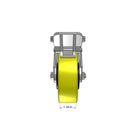 6"x2" Kingpinless Ergonomic Caster – USA Rig, Heavy-Duty Polyurethane Wheel, Face Brake, Swivel Lock