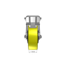 6"x2" Kingpinless Ergonomic Caster – USA Rig, Heavy-Duty Polyurethane Wheel, Face Brake