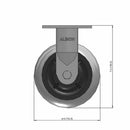 6"x2" Ergonomic Rigid Performance-Rubber Donut Wheel Caster