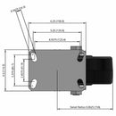 8 inch by 3 inch Heavy Duty Phenolic Wheel Swivel Caster, USA Made
