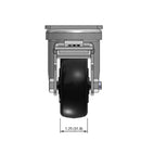 3 inch Wheel Caster with Total Lock Brake, Plate, Polyolefin Wheel