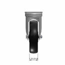 5 inch Wheel Swivel Caster, Plate, 1.25 inch wide Polyolefin Wheel