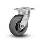 6"x2" Ergonomic Swivel Performance-Rubber Donut Wheel Caster
