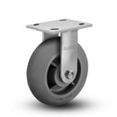 8"x2" Ergonomic Rigid Performance-Rubber Donut Wheel Caster