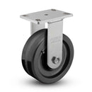 8 inch by 3 inch Heavy Duty Phenolic Wheel Rigid Caster, USA Made