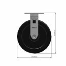 8 inch Heavy Duty Rigid Caster, USA Made Phenolic Wheel, 2 inch wide