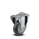 4 inch Rigid Caster with 1.25 inch wide Versatile Polyurethane Wheel