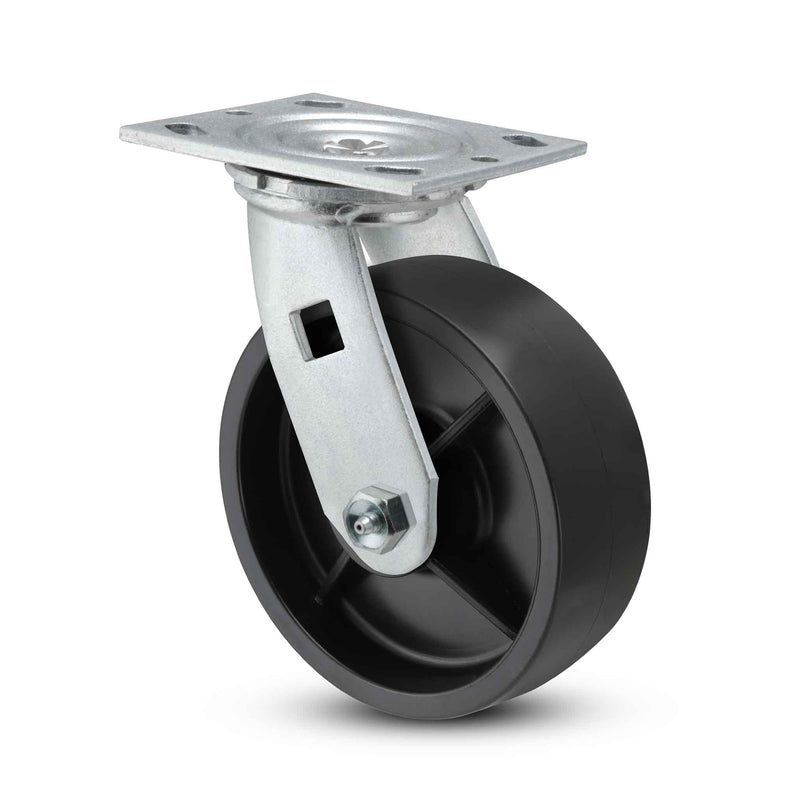 6 inch Heavy Duty USA Polypropylene Wheel Caster, 2 inch wide