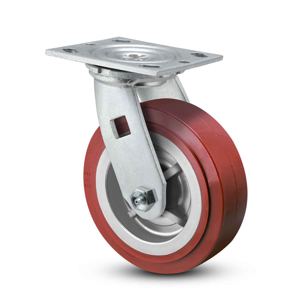 8 inch Heavy Duty USA Polyurethane Wheel Caster, 2 inch wide