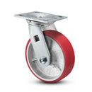 8 inch Heavy Duty Polyurethane-on-Iron Wheel Caster, High Capacity