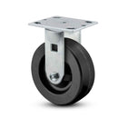 6 inch Heavy Duty Rigid Caster, USA Made Phenolic Wheel, 2 inch wide