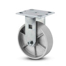 8 inch Heavy Duty Rigid Caster with Durable Metal Wheel, 2 inch wide