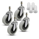 3 inch Replacement Rubbermaid Mop Bucket Caster Kit with Sockets